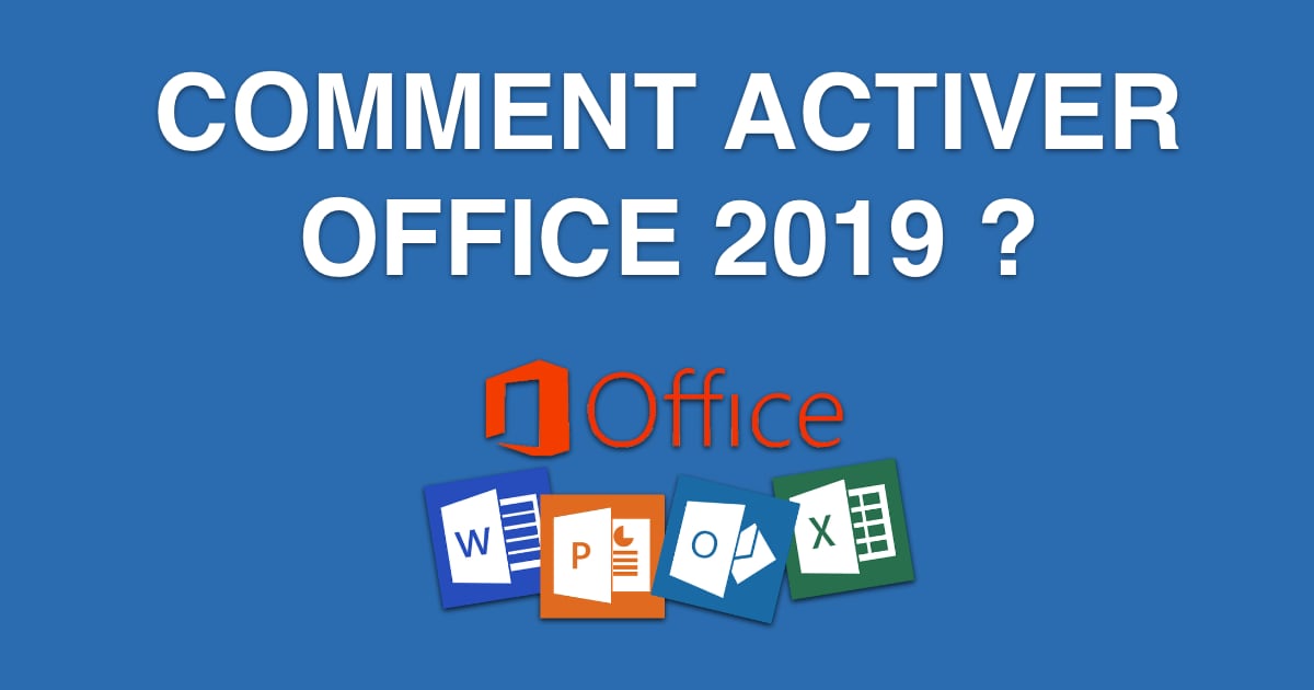 activer office 2019