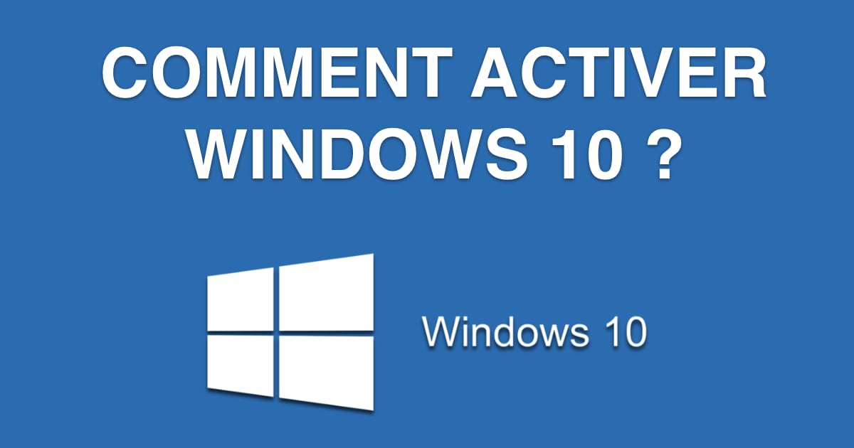 activer windows 10