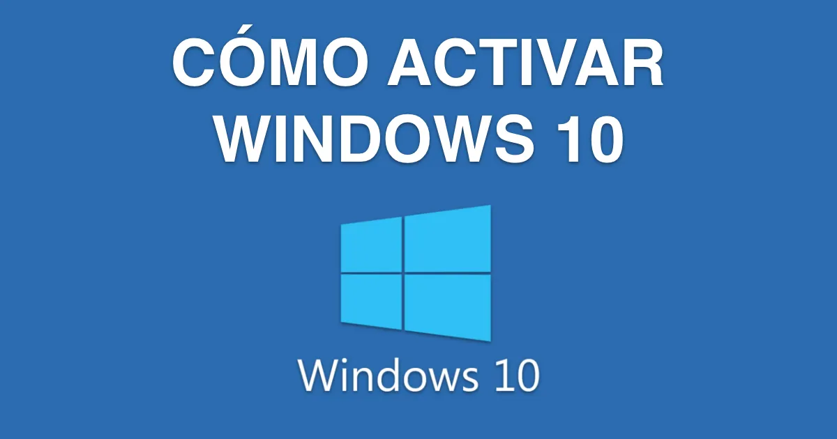 como activar windows 10