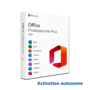 licence office 2021 pro plus activation autonome