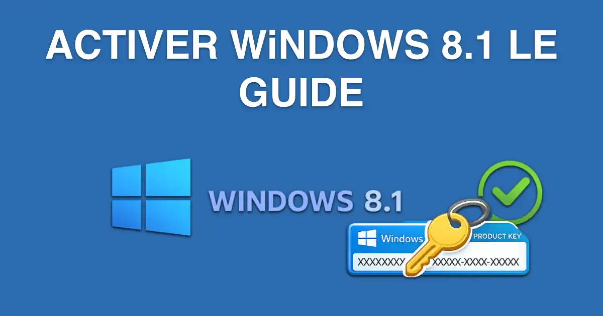 comment activer windows 8.1