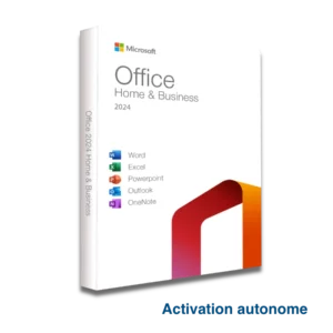 Licence Office 2024 Famille et Petite Entreprise avec activation autonome