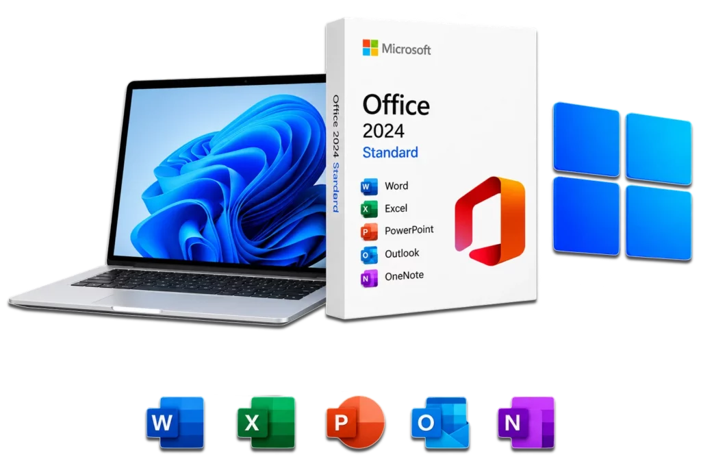Licences Microsoft Office 2024 et Windows 11